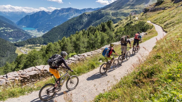 val poschiavo downhill switzerland picture id466481815